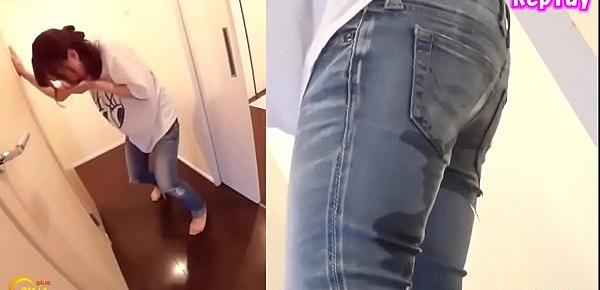  Japanese Pee Desperation and Jeans Wetting